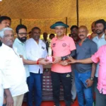Friendly Cricket Match Between Police and Media Held in Nagarkurnool